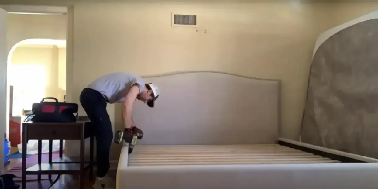Dismantling furniture before moving